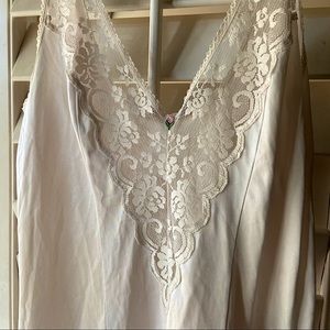 vintage jcpenny lace slip dress